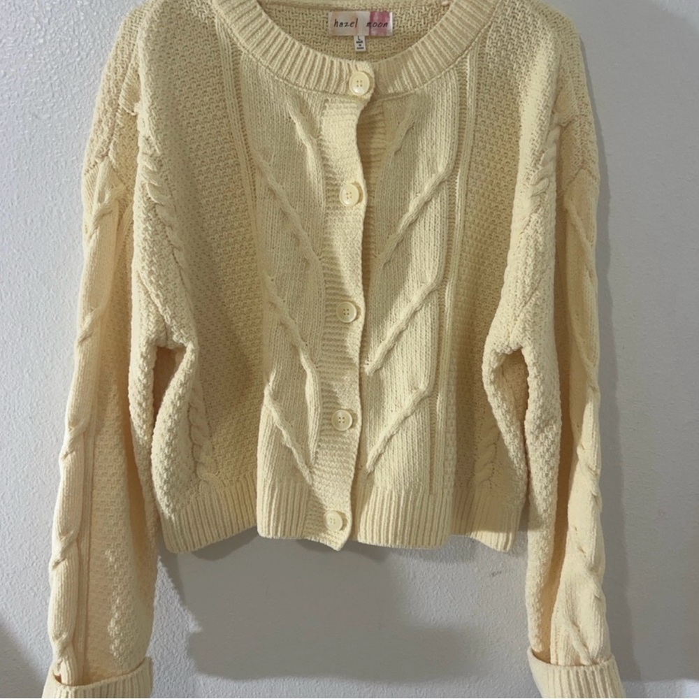 Cozy Cream Cable Knit Sweater